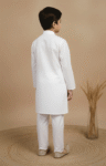 Boys White Kurta Pajama