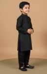 Boys Black Kurta Pajama