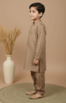 Boys Classic Brown Kurta Pajama