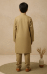 Camel Brown Kurta Pajama for Boys